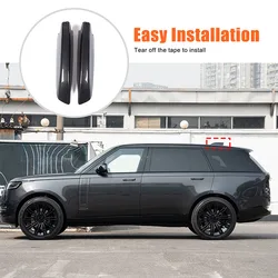 For 2023+ Range Rover Sport/Executive Car Shark Fin Antenna Cover ABS Carbon Fiber Pattern Exterior Accessories 2-piece Set