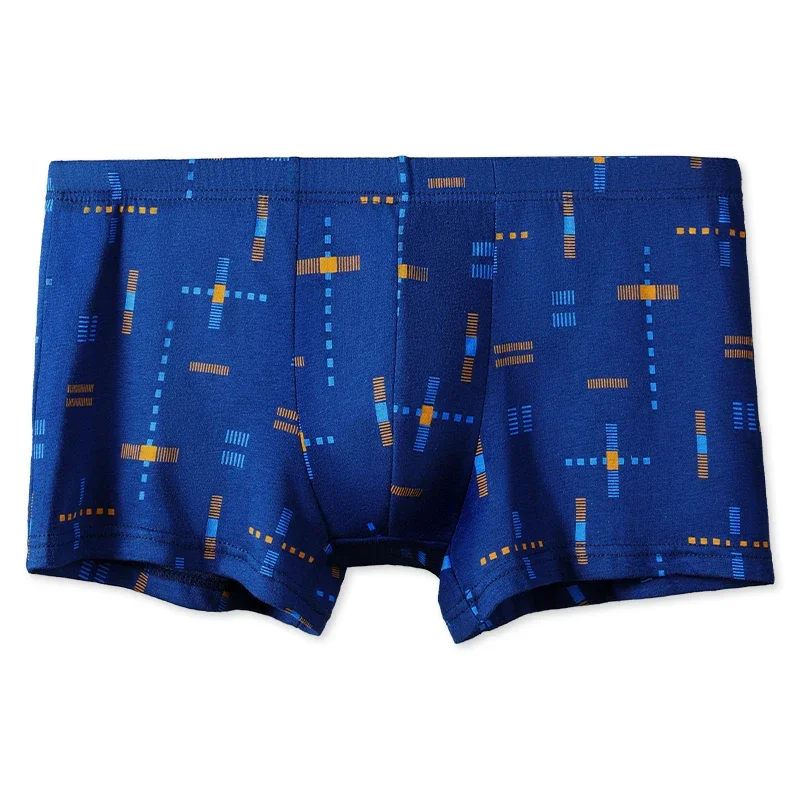 Herren-Unterwäsche aus reiner Baumwolle, Herren-Sportboxershorts, große Boxershorts, bequeme und atmungsaktive Jungen-Unterhosen, trendig