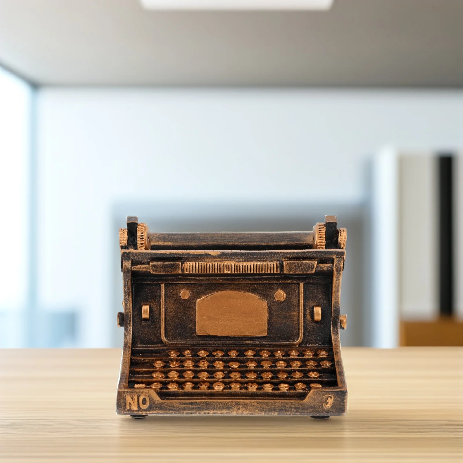 

Resin Typewriter Flowerpot Realistic Design Planting Pot for Houseplants Indoor Garden Decoration Use Resin Typewriter Flowerpot