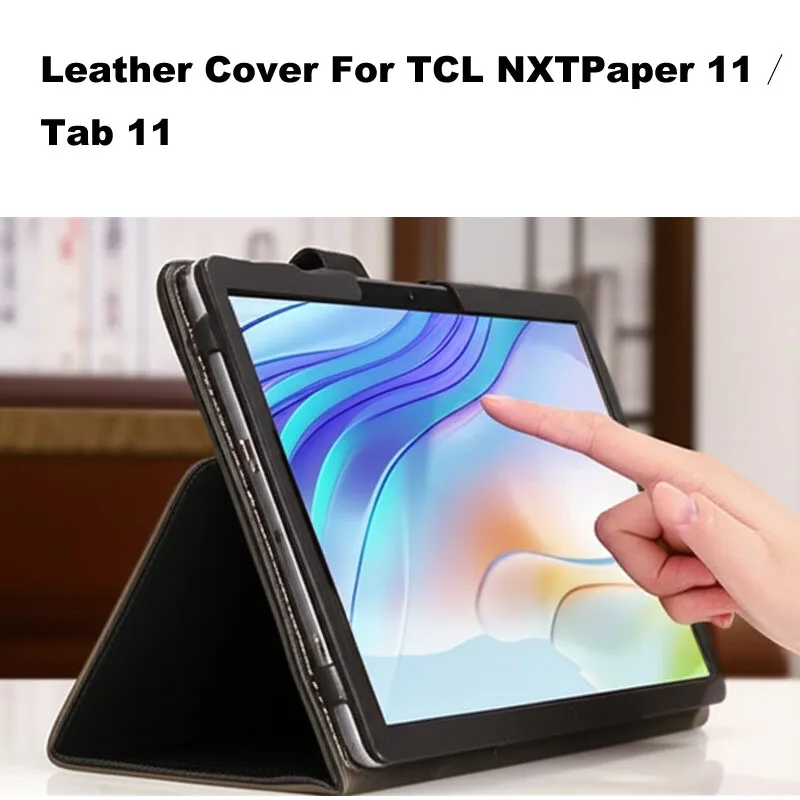 

Leather Cover For TCL NXTPaper Tab 11 Case Handheld 9166G 9466X 10.95 Inch Tablet Case