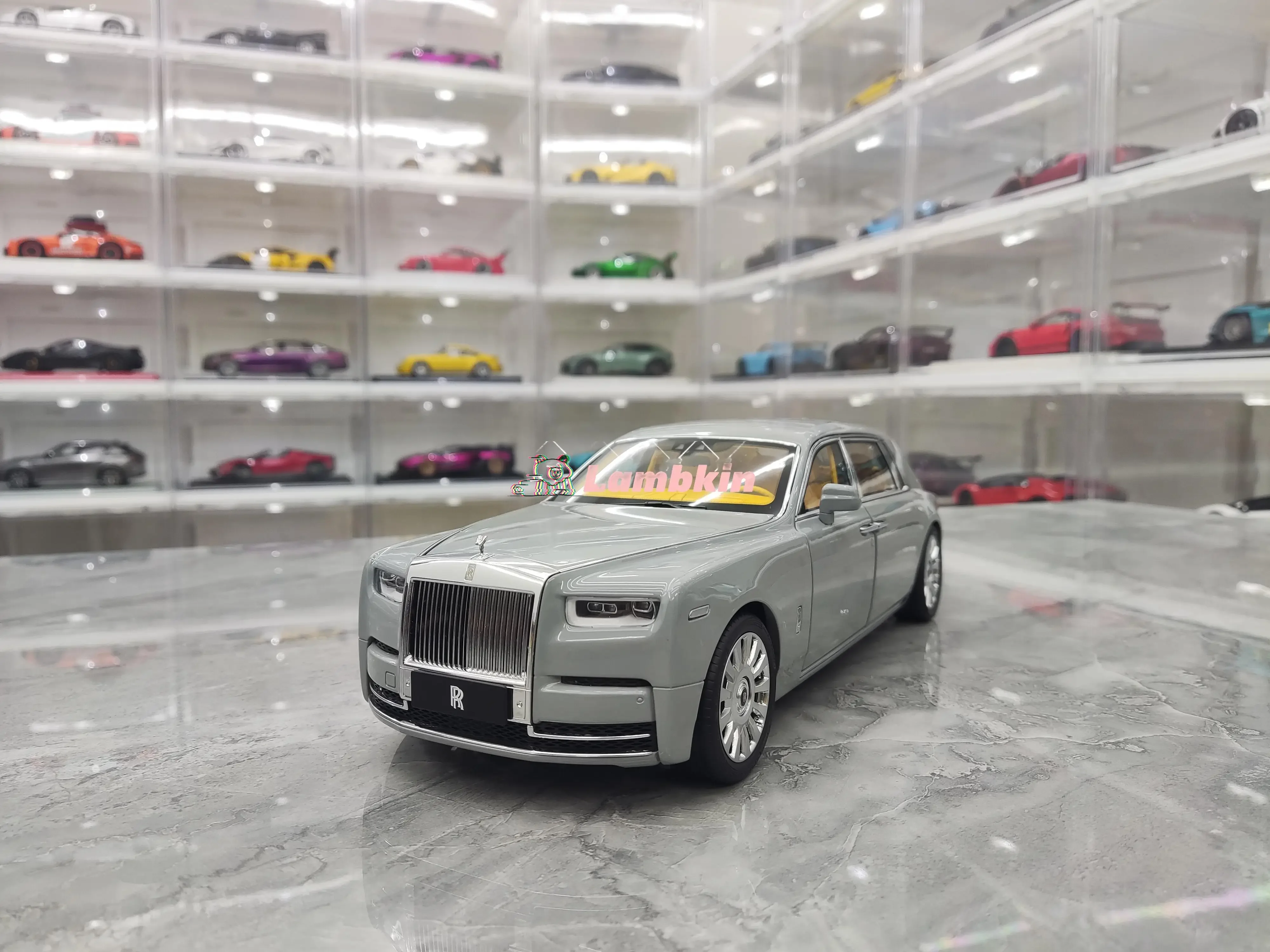 Original 1:18 For Rolls-Royce 2023 New Phantom VIII Extended Edition Simulation Alloy Metal Car Model Collection