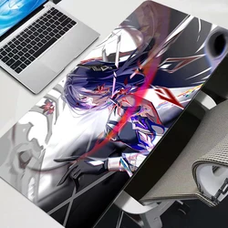 Mouse Pad Laptop Purple Anime Gaming Keyboard Rug Computer Gamer Cabinet Acheron Honkai Star Rail XXL Mousepad Kawaii Desk Mat