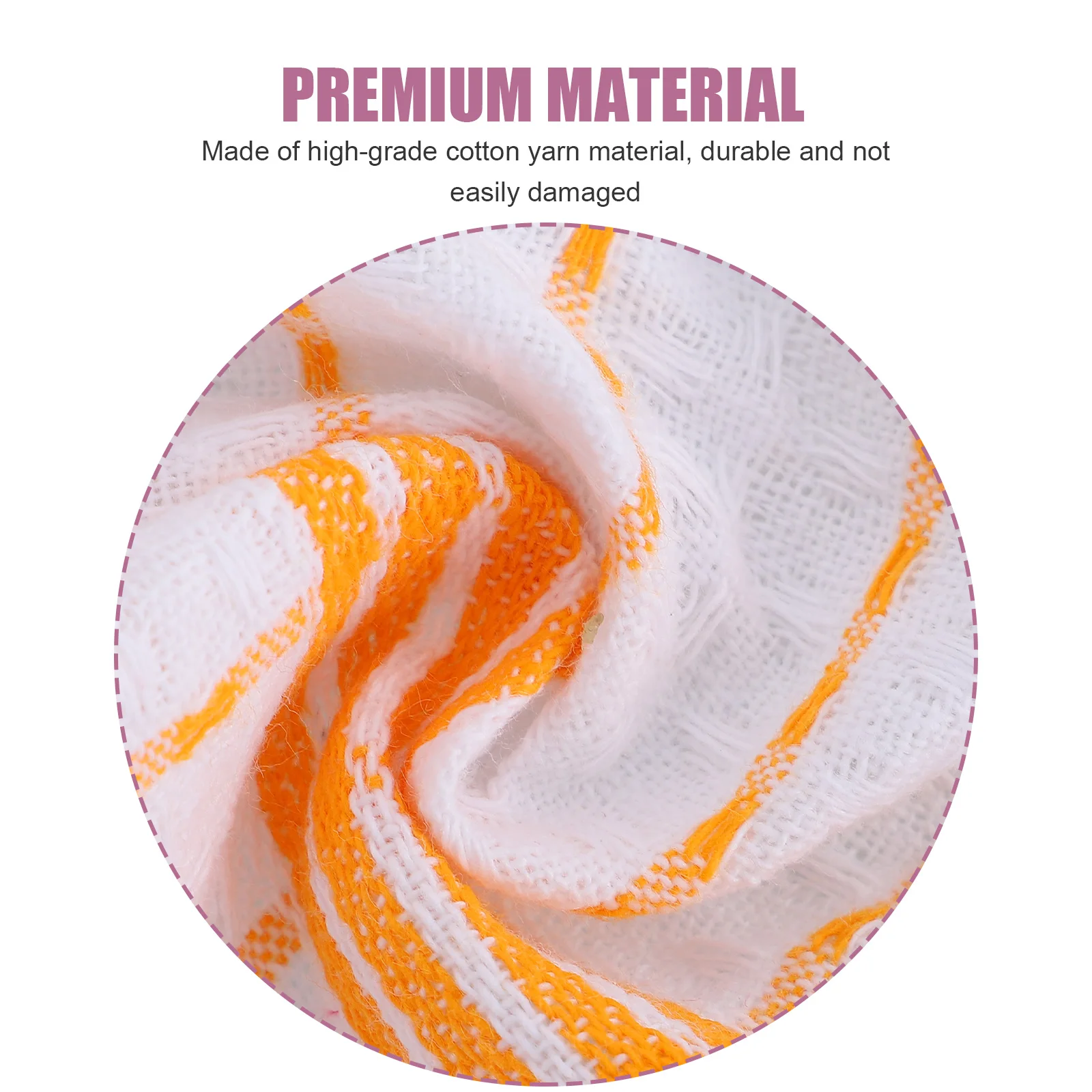 

10Pcs Durable Cotton Dish Rags Strong Cleaning Effect Non-Stick Oil Kitchen Towels for Dishes Glassware Housework