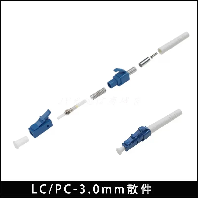 fiber connector KITS LC with ferrule Pre-assembled Simplex APC SM MM OM3 OM4 3.0mm 2.0mm 0.9mm ftth LC accesscories 1000PCS