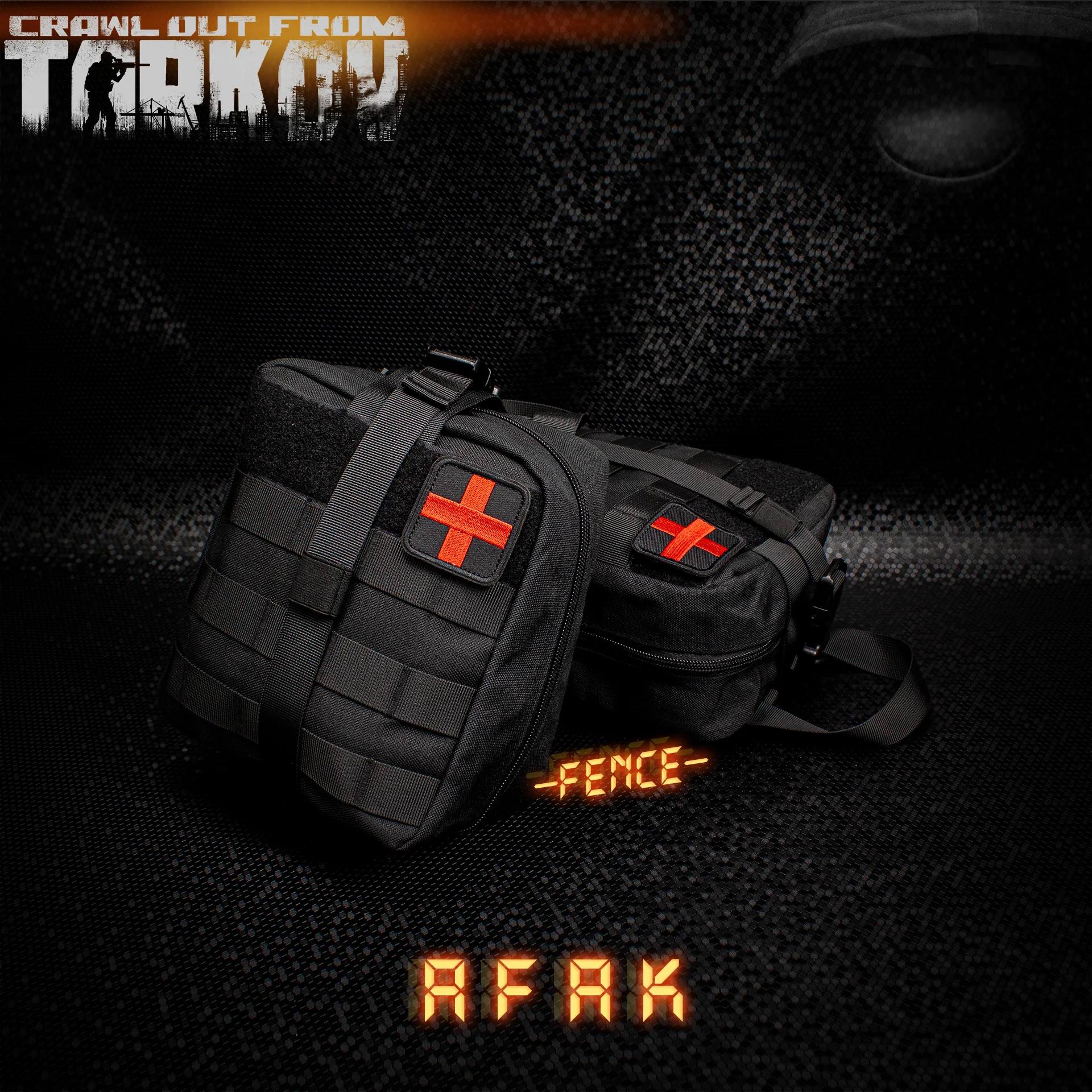 

Квадратный аварийный комплект Tarkov Surrounding AFAK для использования на открытом воздухе, нейлоновый комплект аксессуаров Molle