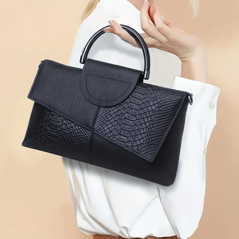 Fashionable Large Capacity Single Shoulder Crossbody Bags, Korean Version Versatile Women's Handbag, Commuting Banquet