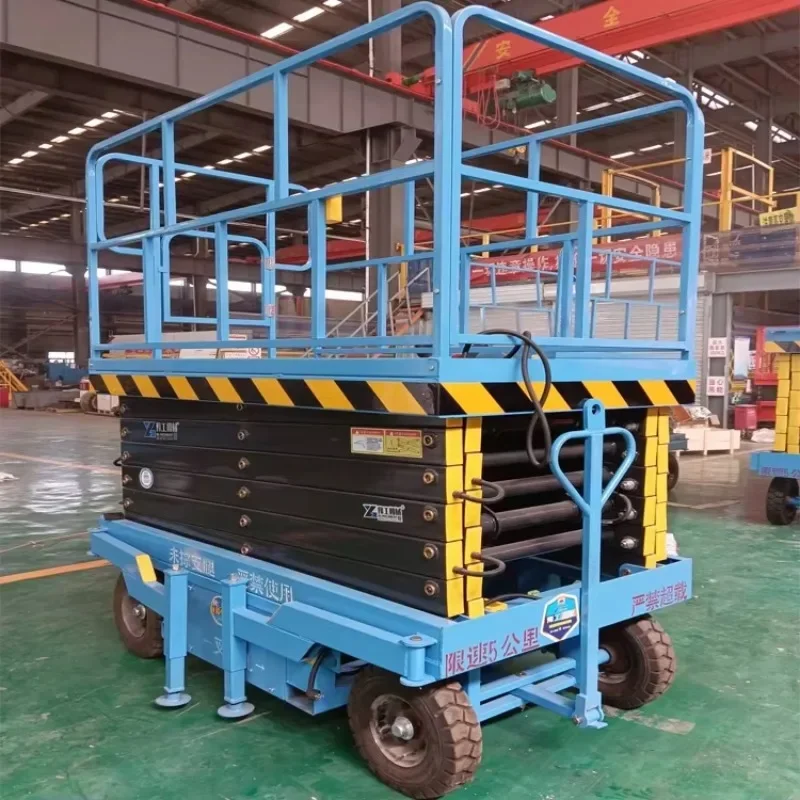 

Aerial Work Platform Lift 4-18m Wheeled Propelled Track Scissor Lift Mobile Hydraulic Electric Lifting Scaffold Work Platform