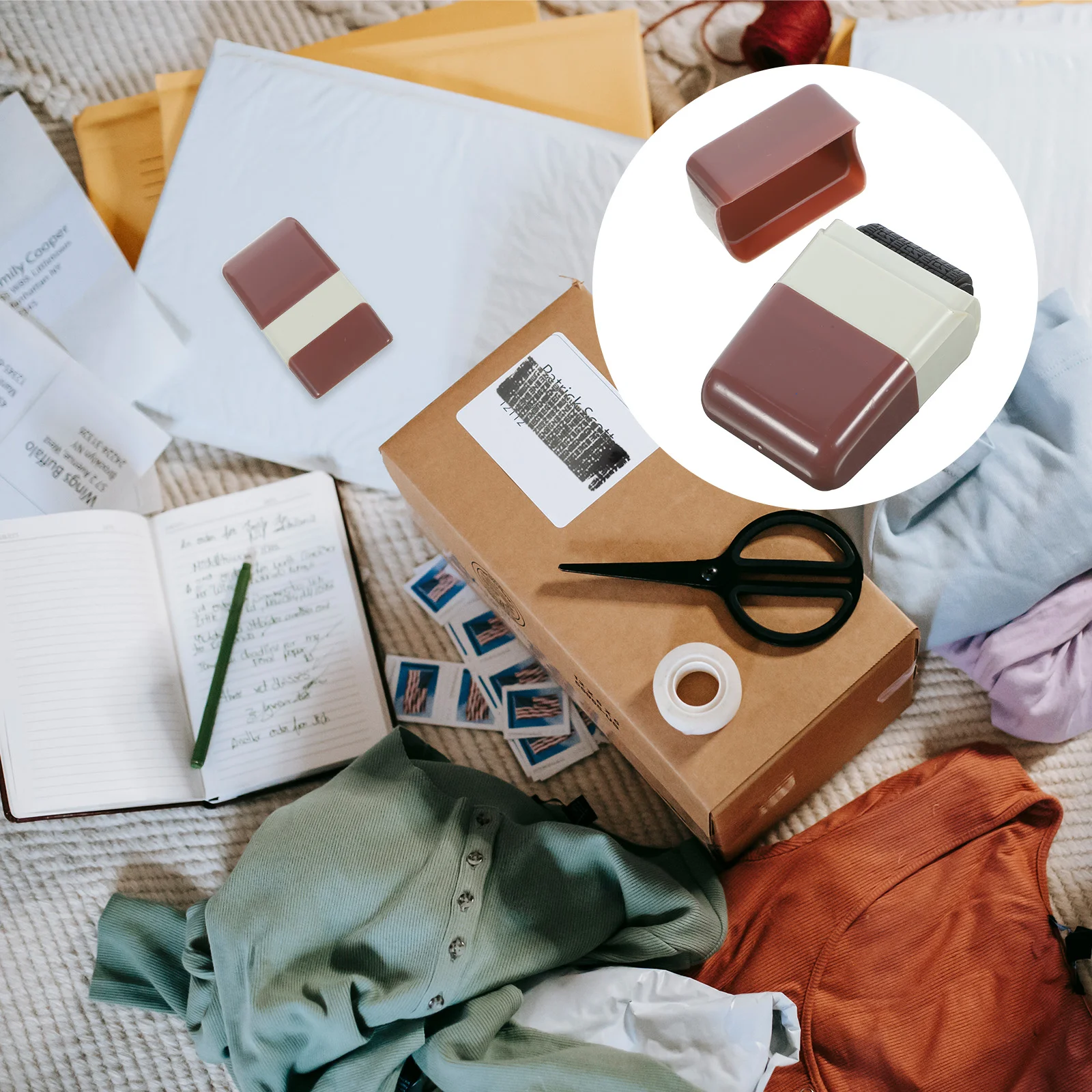 Privacy Smear Seal Convenient Roller Stamp Anti-counterfeiting Identity Theft Protection Plastic Tool