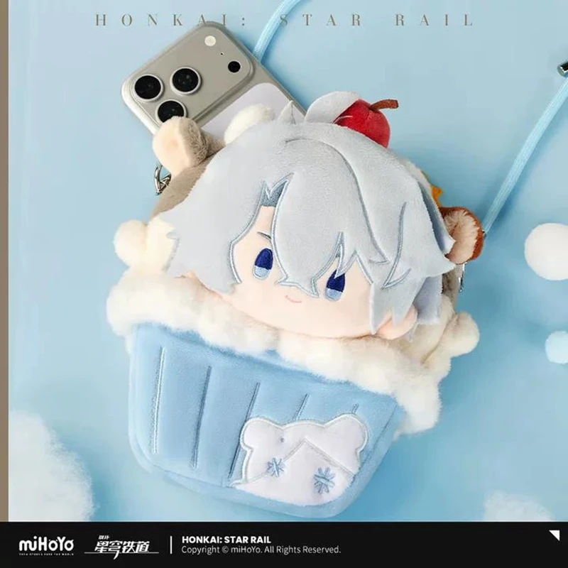Pre Sale miHoYo Official Genuine Genshin Impact Honkai Star Rail Big Head Series Plush Phone Pouch Phainon Cosplay Anime Game