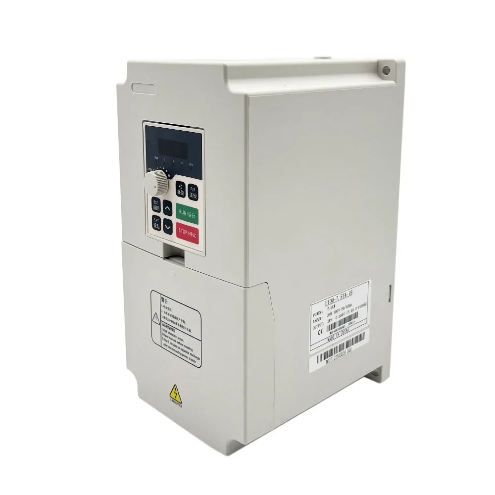 H100-7.5S2/H100-7.5T4 7.5KW 220V/380V Triple Output Industrial Use CNC Spindle Motor Frequency Inverter VFD
