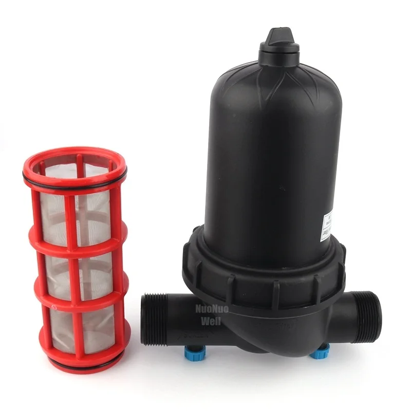 1.5 2 Inch(50 63mm) 120 Mesh 130 Micron T Type Meshy Screen Filter Garden Micro Irrigation Aquarium Fish Tank Water Pump Adapter