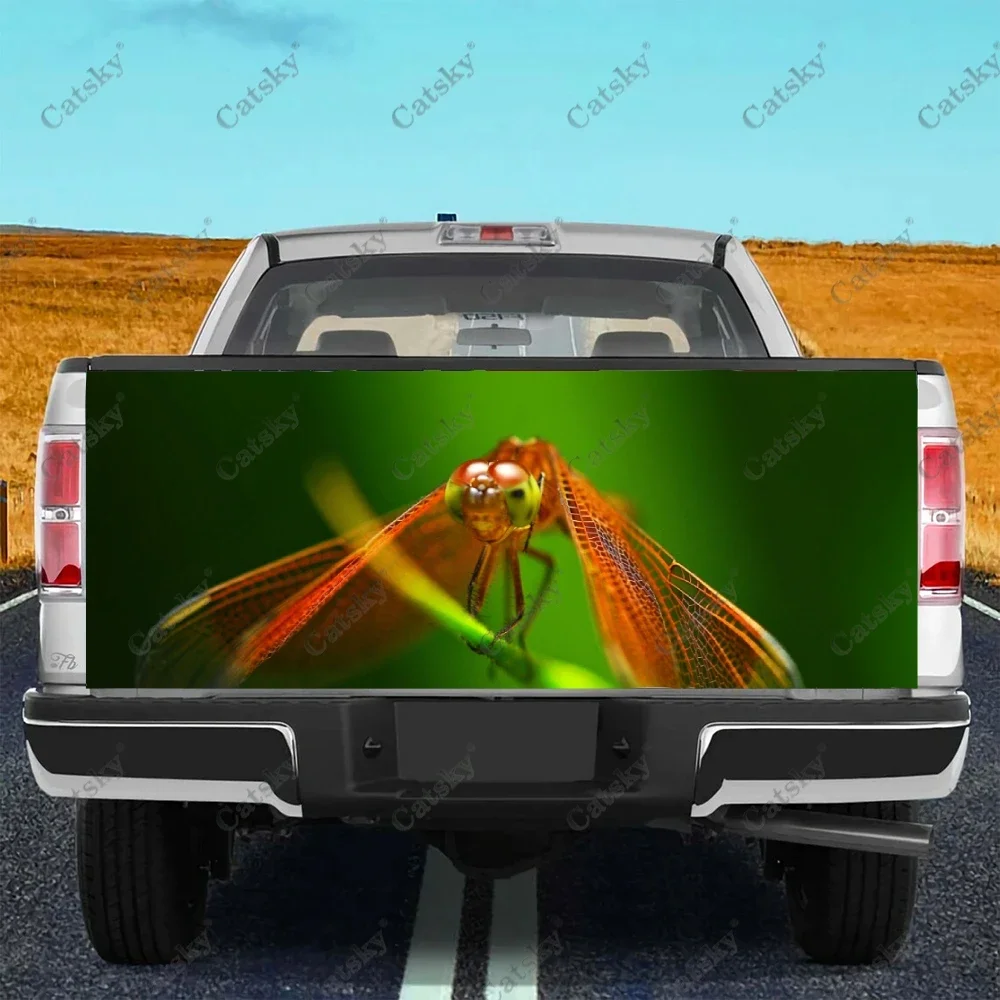 

Dragonfly Truck Tailgate Sticker Decal Wrap Vinyl High-Definition Print Graphic Suitable for Pickup Trucks Weatherproof