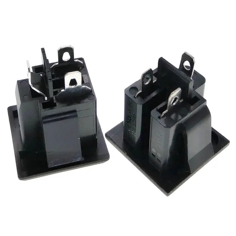 لوحة تثبيت مقبس الطاقة الأمريكية ، 3 سنون ، AC125V 15A ، UL Cert