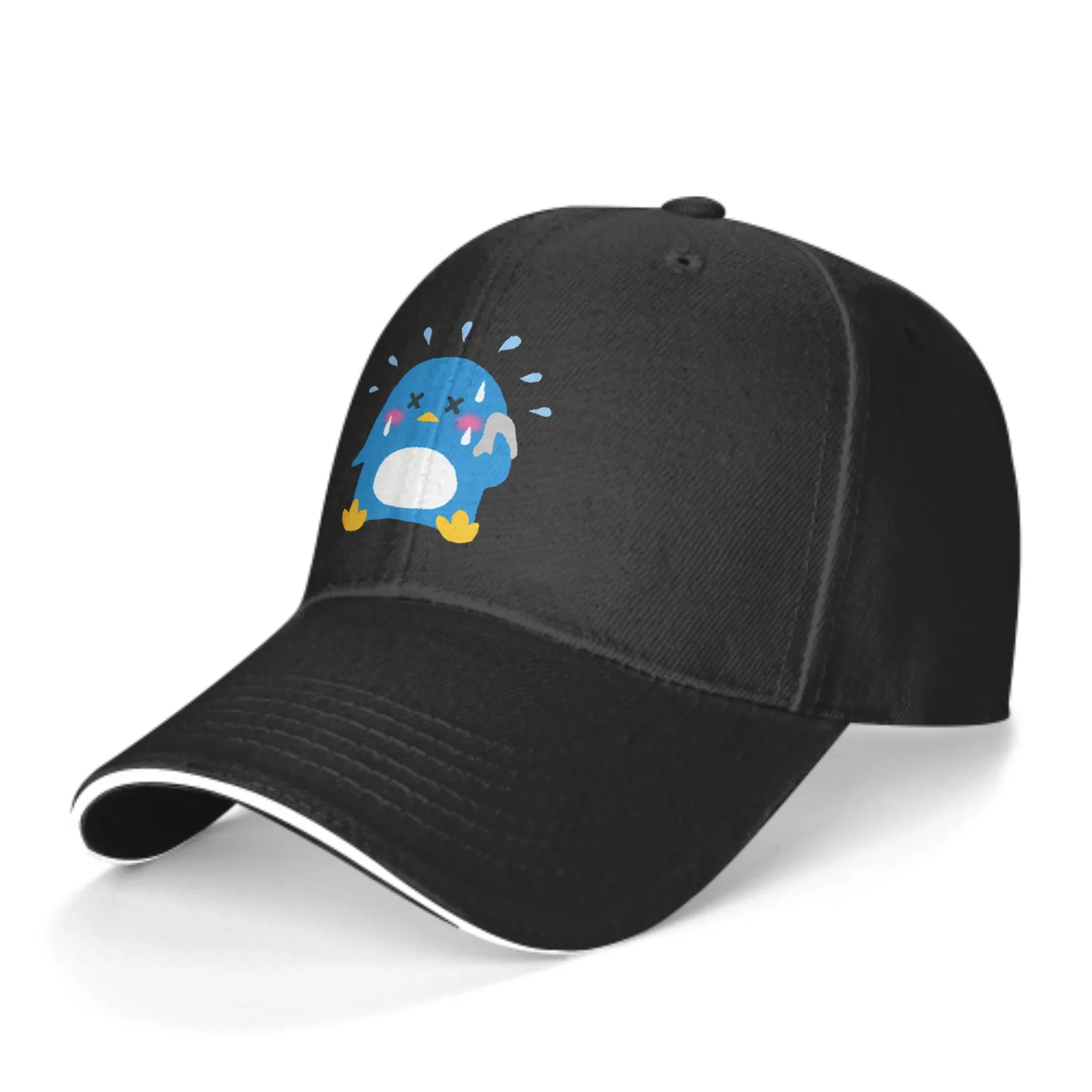 

Sadness Penguin Baseball Cap Sandwich Duck Tongue Hat Spring Summer for Men Women Fashion Daily Sports Travel