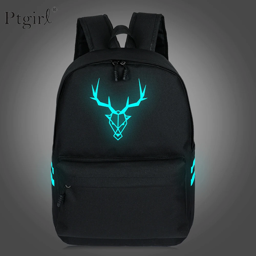 Mochilas escolares para adolescentes y niñas, morral luminoso de dibujos animados, morral escolar de Ptgirl para estudiantes, morral bonito de gato, 2019