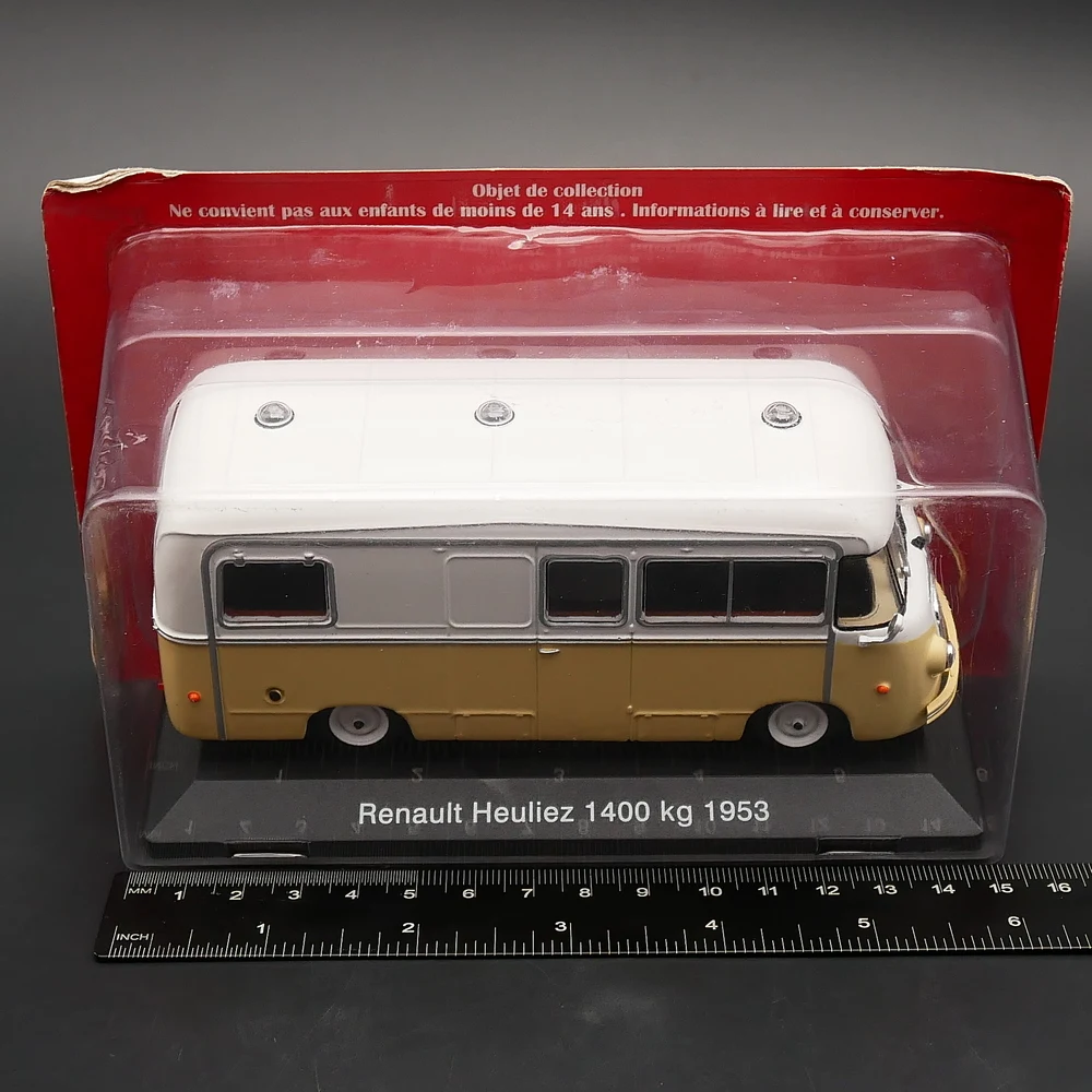 

Diecast Ixo 1:43 Scale Renault Heuliez 1400KG 1953 French Renault RV Camping Car Model Alloy Car Model Collectible Toy Gift