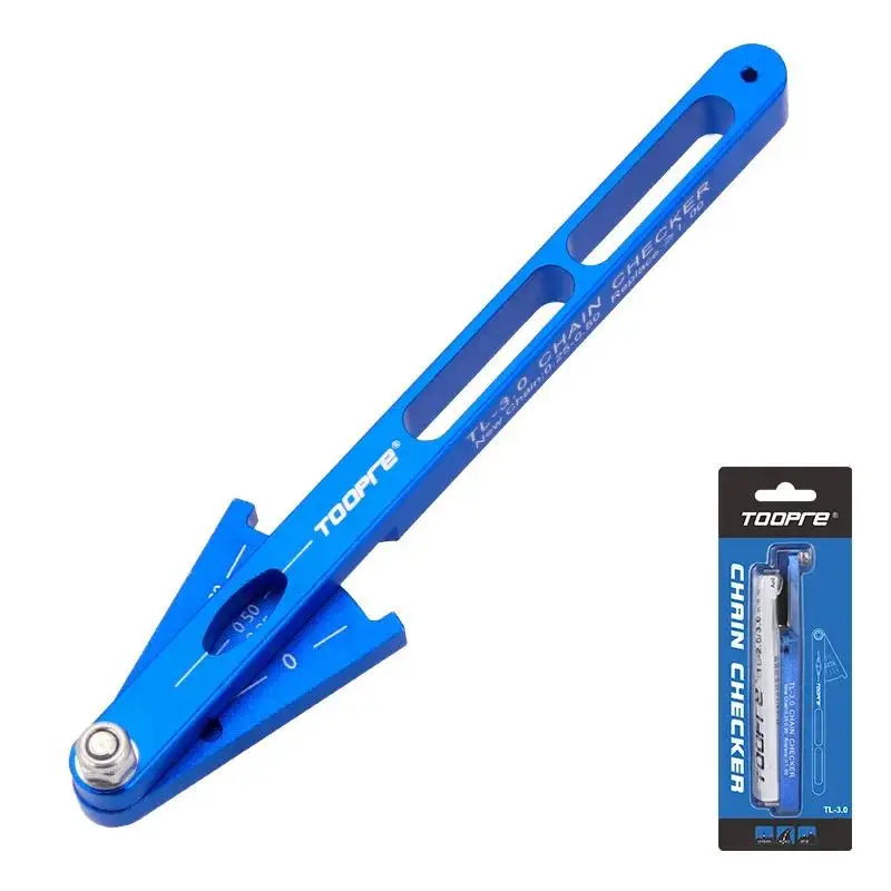 Toopre Mountain Bike Chain Stretch Inspection Tool Bicycle Chain Wear Gauge TL-2.8 Standard/TL-3.0 Hollow out