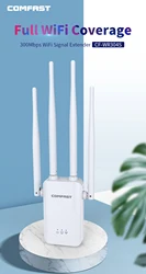 300mbps repetidor wi-fi 2.4ghz, repetidor, extensor, casa, roteador, antena, sinal 11n, sem fio, impulsionador, amplificador de alcance