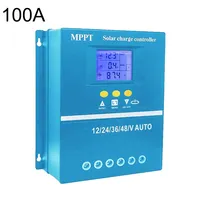 100A For MPPT Solar Controller for Efficient Battery Charging (12V/24V/36V/48V) with Dynamic LCD Display & Safety Features