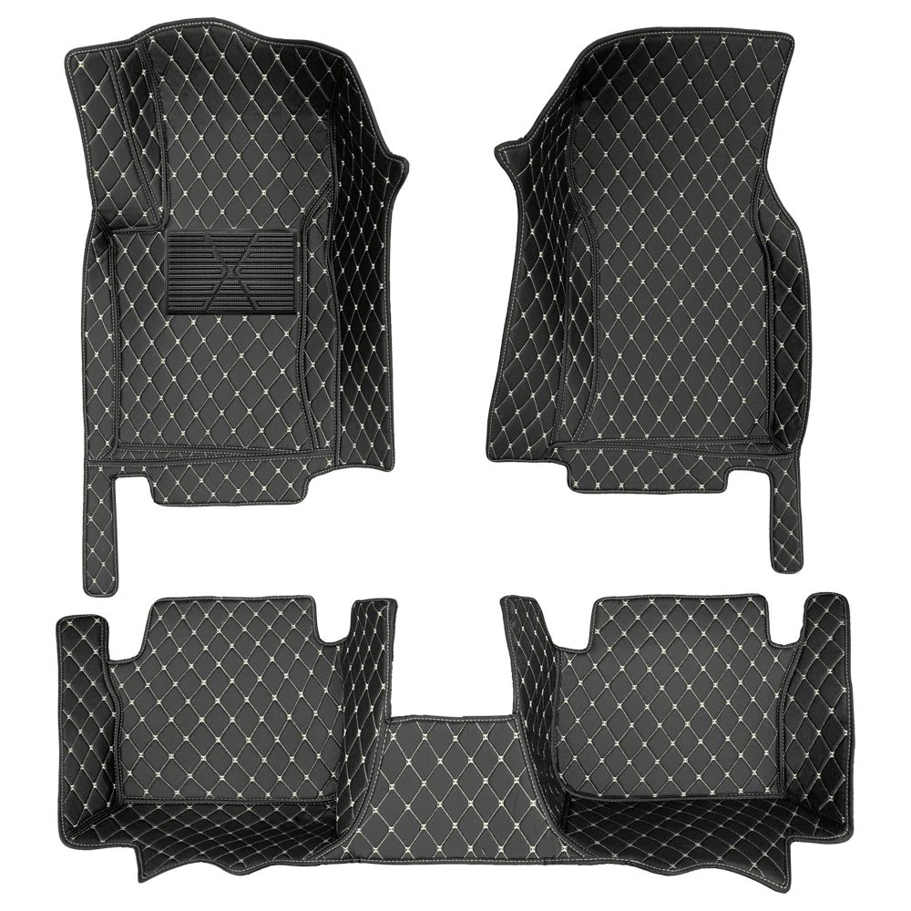 

Carpets Car Floor Mats For Honda Pilot 2016-2022 5seat Auto Interior Styling Protect Waterproof Leather Rugs Decoration