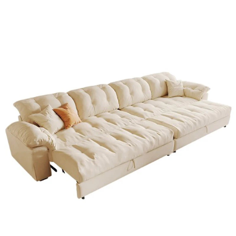 Square Floor Sofas Beds Unique White Foldable Designer Living Room Sofa Bed Modern Modular Divani Da Soggiorno Salon Furniture