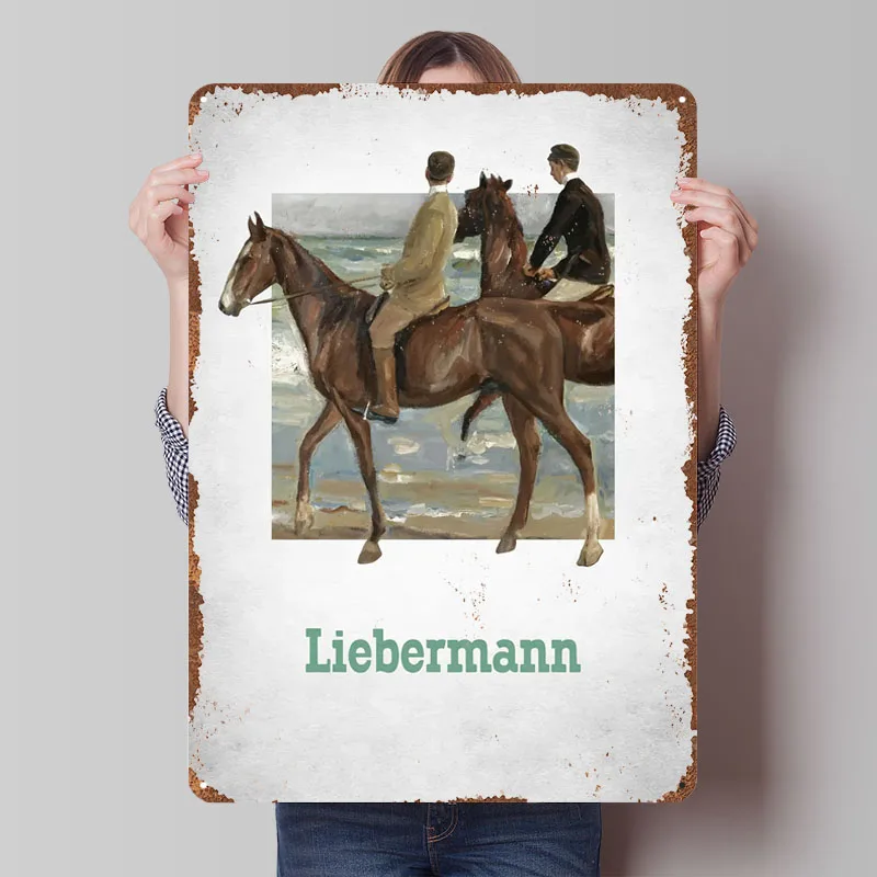 Max Liebermann Poster: Künstlerische Wanddekoration mit Charakter für den modernen Man Cave
