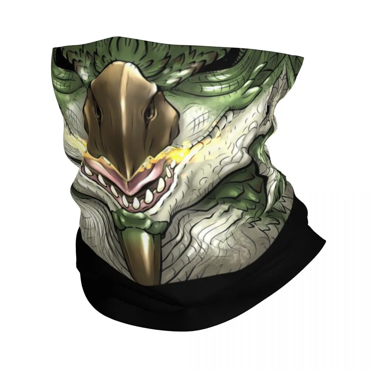 Rathian Green (Monster Hunter World) Face Bandana Neck Gaiter Printed Mask Scarf Warm Headwear Running For Men Women Adult