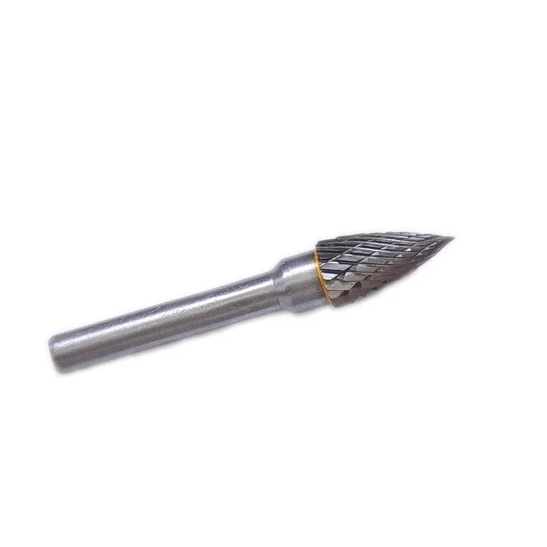 Hard Alloy Rotary File 5Pcs Kit 6mm Shank Tungsten Carbide Polishing Grinding Head For Industrial Processing