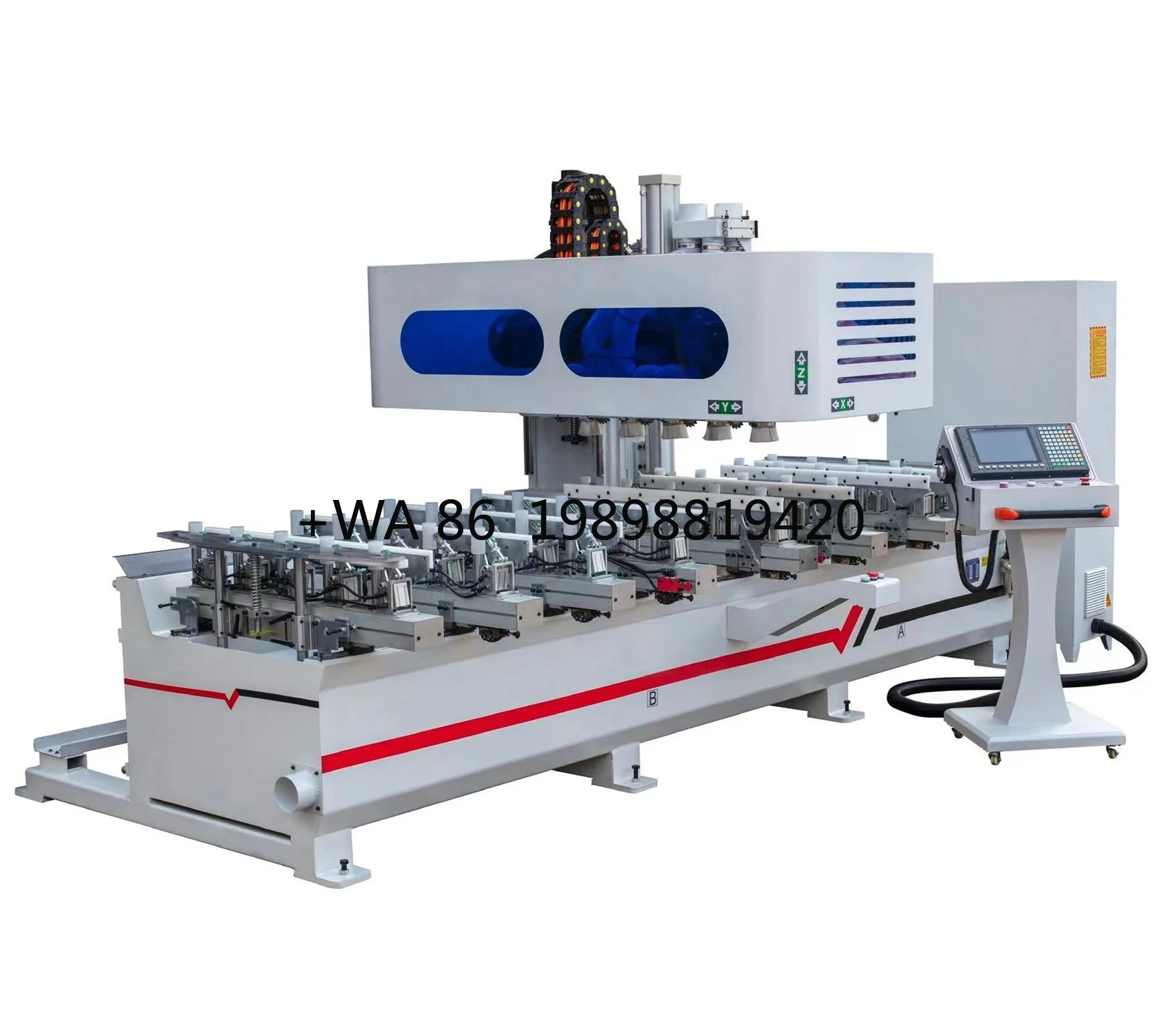 CNC Woodworking Wood Tenon Slot Shutter Hole Tenoner Mortising Mortiser Making Machine