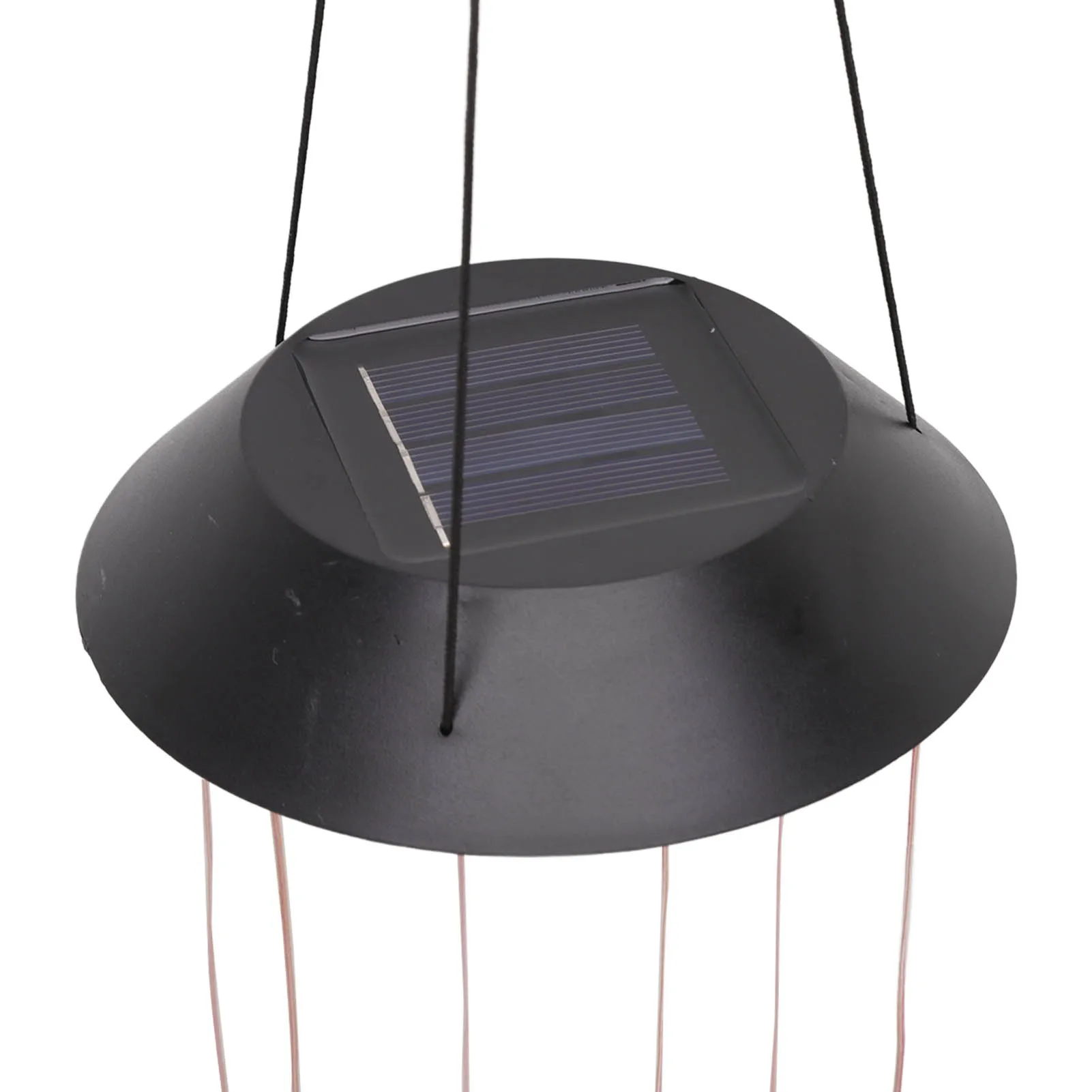 Dzwonki wietrzne solarne z odciskiem łapy psa, zasilane energią słoneczną, do trawnika, ogrodu, patio, holu, na dach, do salonu, sypialni, dekoracja