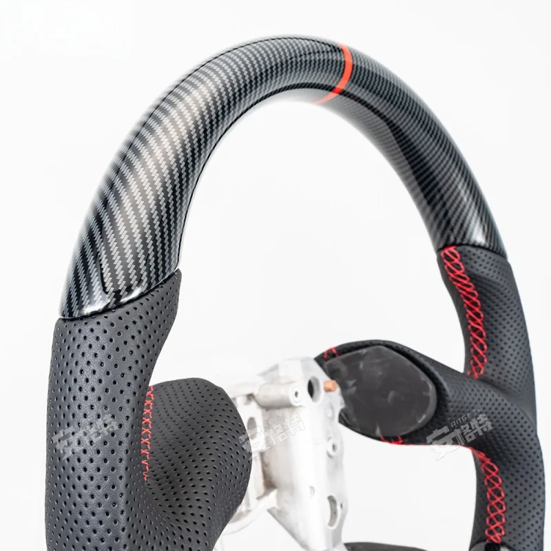 Suitable for Chevrolet Corvette C5 steering wheel  05-07 modification with walnut carbon fiber pattern car steering wheel