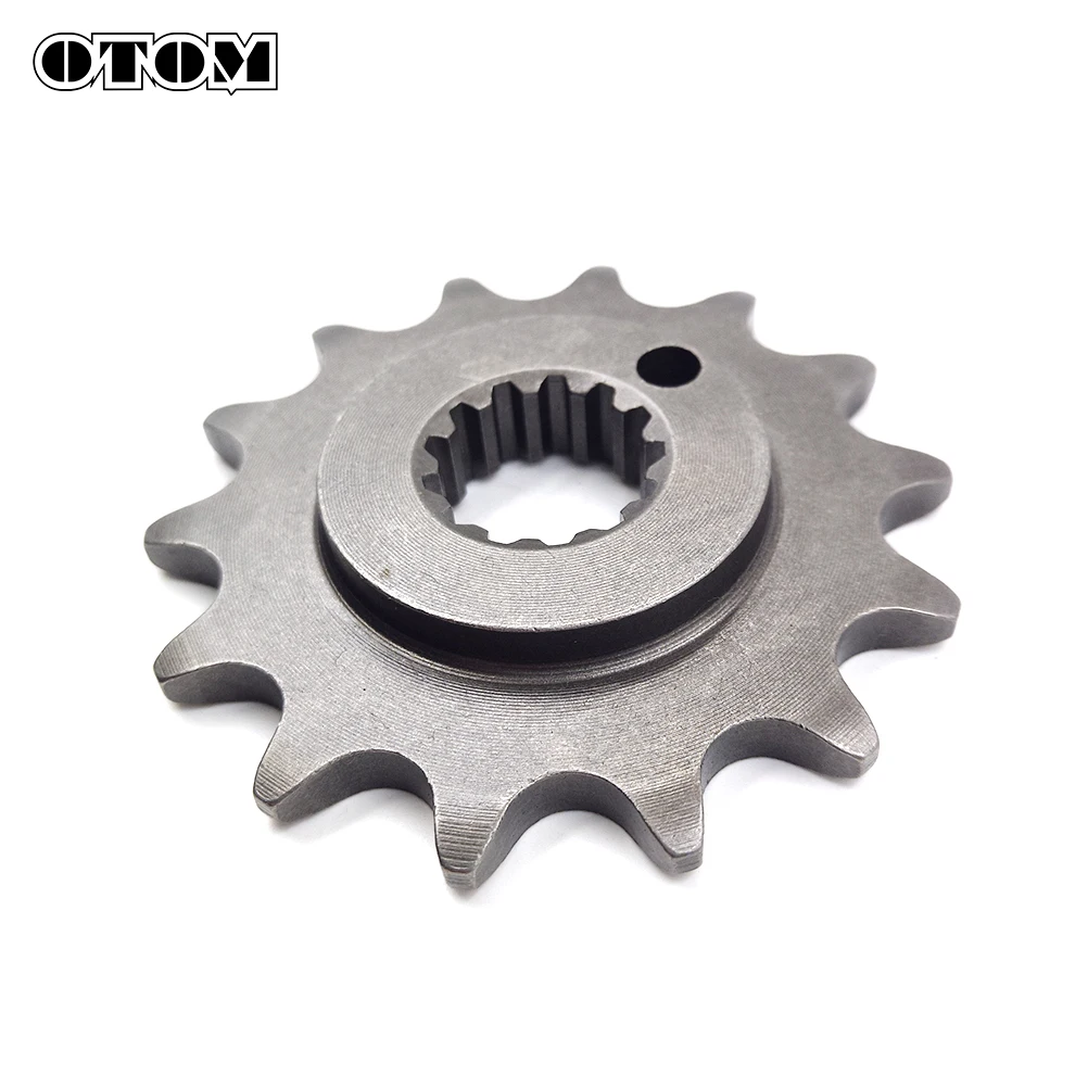 OTOM Motorcycle 520-13/14 Tooth Front Chain Sprocket Engine Forging Wheel For ZONGSHEN NC250 KAYO T6 K6 Off-road Motorbike Part