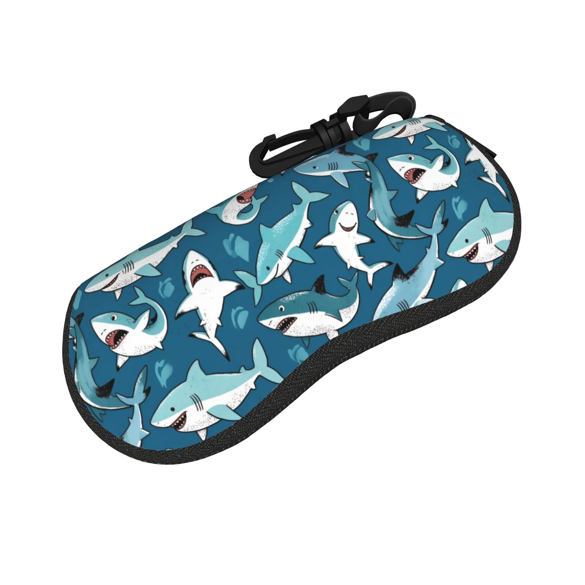 Harajuku Cute whale Ocean animals Glasses Case Anti-Fall Accessories  Eyewear Storage Box Anti-Pressure Eye Contacts Case