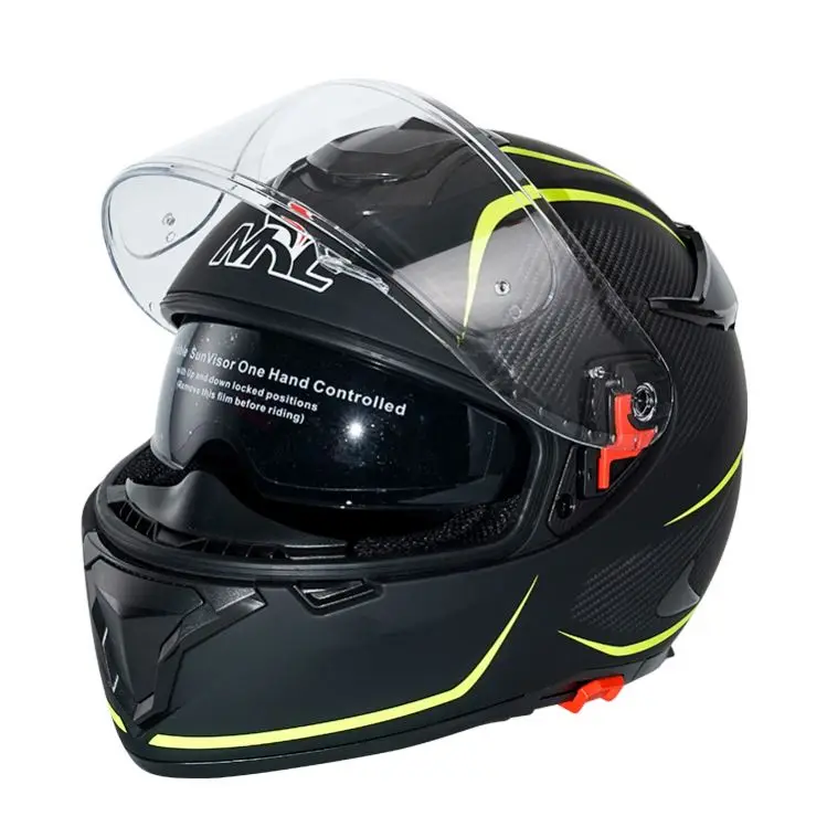 ECE R22.06 ABS Factory High Quality Racing Full Face Sec Helmet Motorcycle  For Four Seasons Cascos Para Moto