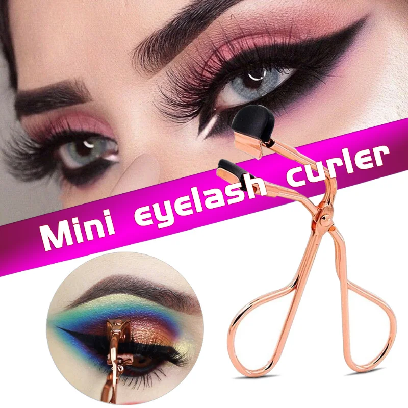 1pc Stainless Steel Mini Eyelash Curler Make Up Tools Eyelash Curler Beauty Tool Eye Lashes Makeup Eyelash Tweezers Makeup Tools