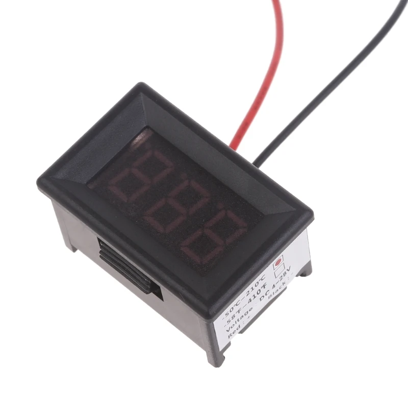 Temperature Meter  Compatible for Industrial Homes Monitoring Boilers Air Liquids Thermometer Hygrometer Gauge