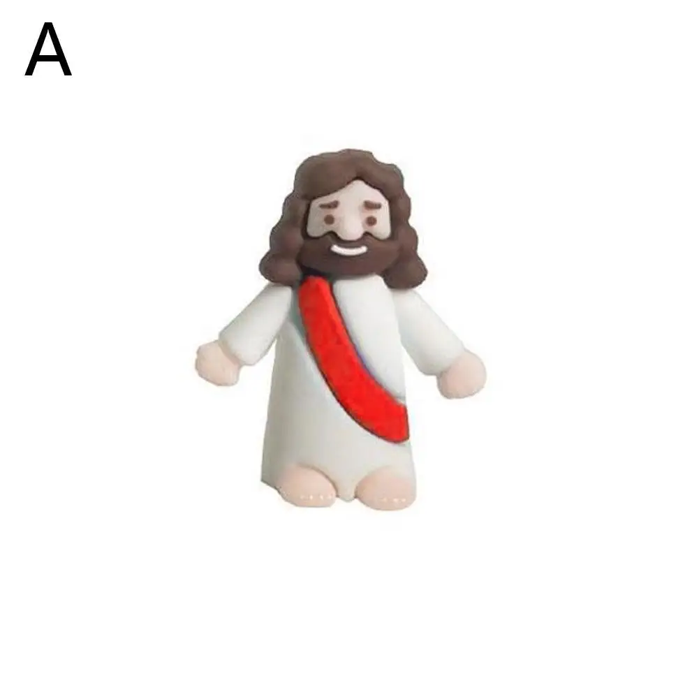 2024 Easter Little Jesus Figurine Christ Savior Jesus Figurines Bulk Easter Jesus Toy for Easter Egg Stuffers for Baptism Gifts