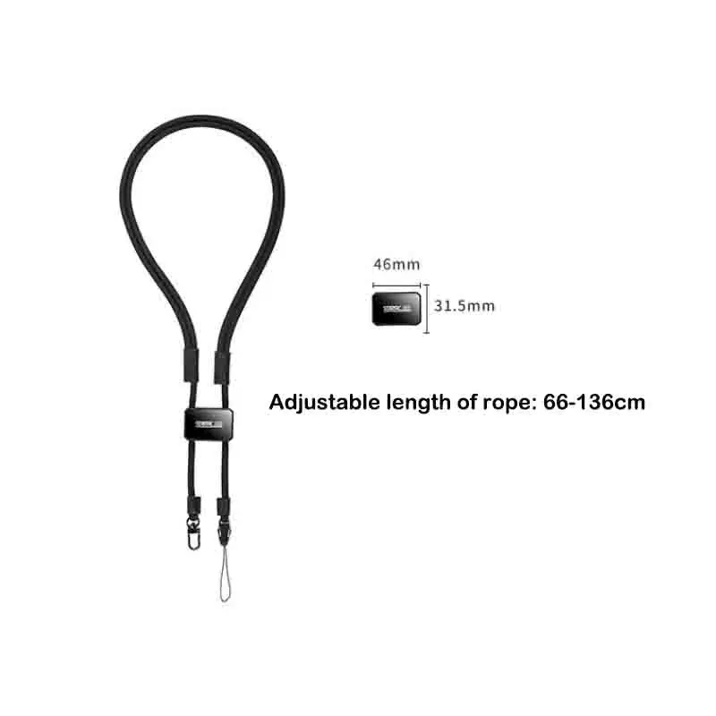 

Pocket 3 Lanyard Adjustable Shoulder Strap Anti-Loss Wrist Strap Neck Rope for DJI Osmo Pocket 2 Camera Accessories
