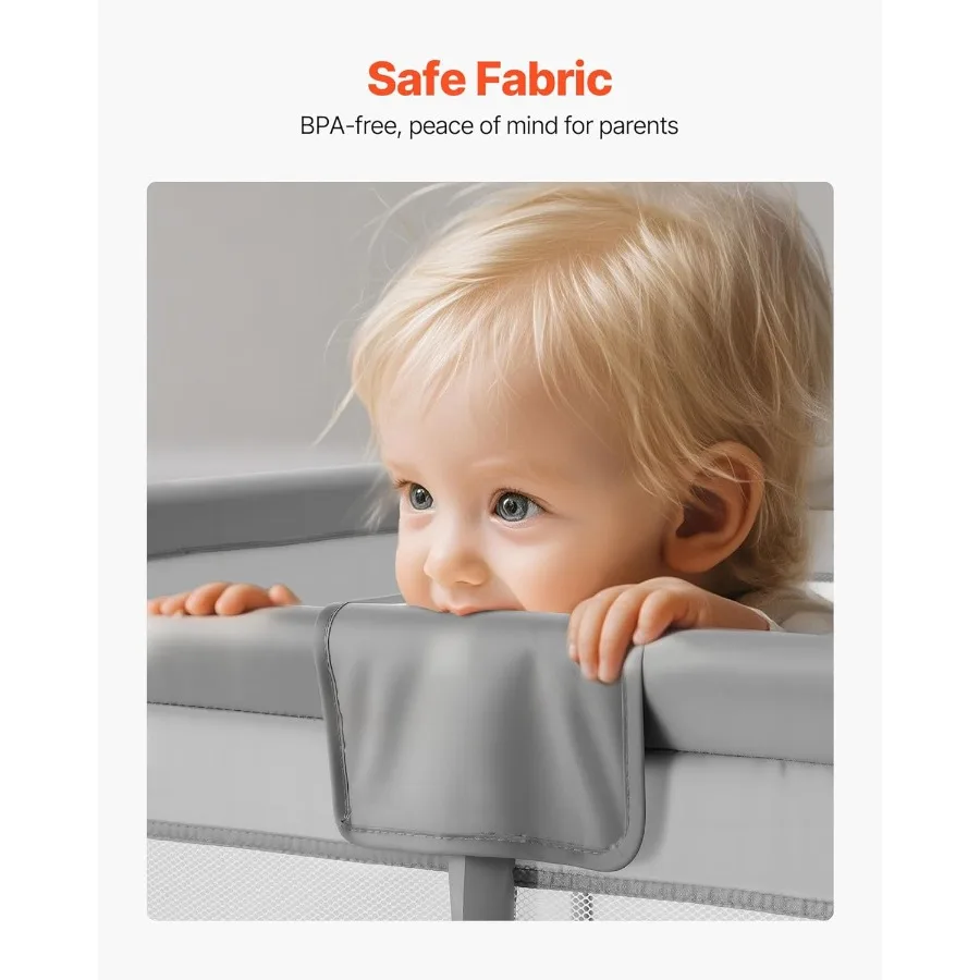 روضة أطفال 78.7 بوصة × 70.3 بوصة روضة أطفال كبيرة جدًا للأطفال الصغار في الأماكن المغلقة/الخارجية سياج لعب ساحة نشاط أمان بدون فجوة C #4