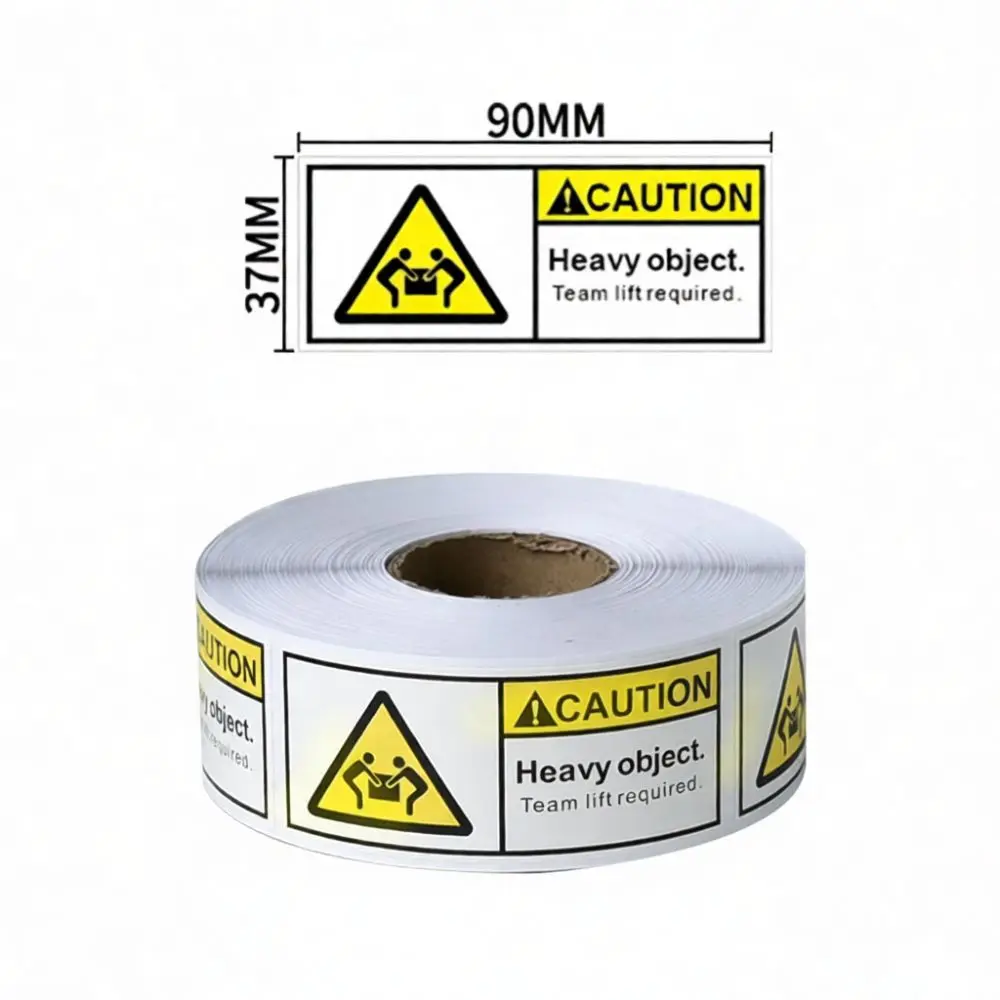Heavy Weight Marking Adhesive Label Shipping Logistics Warehouse Safety Handling Protection Warning Sign Office Supply