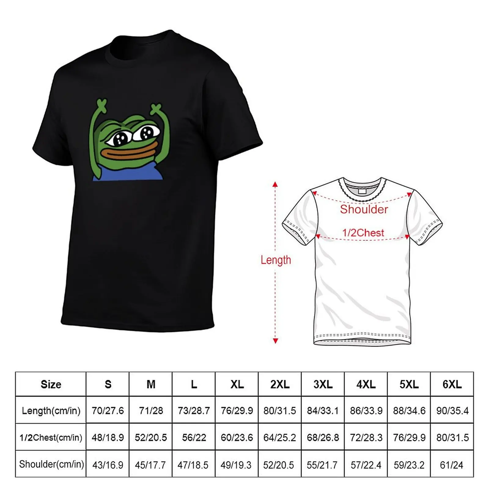HYPERS Emote High Quality T-Shirt Casual Street Style Short Sleeve Tee