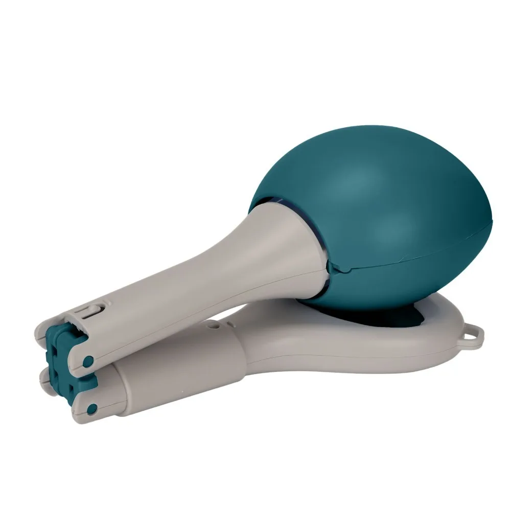 Lightweight Pet Poop Scooper Curved Grip Solid Plastic Dog Poop Picker Smooth Surface Compact Size Dog Waste Clip