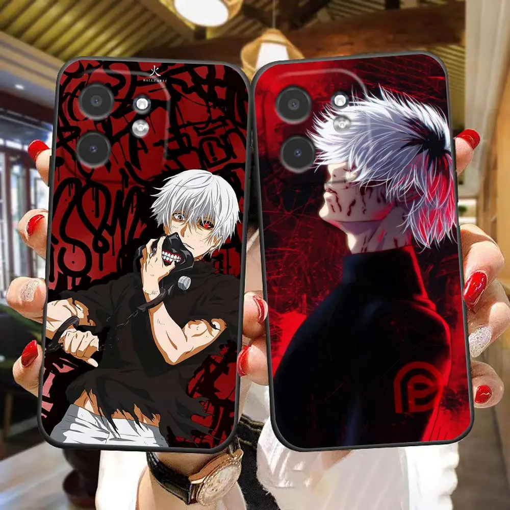 Capa de Telefone para Infinix NOTE 12 GT 20 30 40 50 50X 60 TECNO POVA NEO 2 4 5 6 7 Capa Protetora Ken Kaneki T-Tokyo G-Ghoul