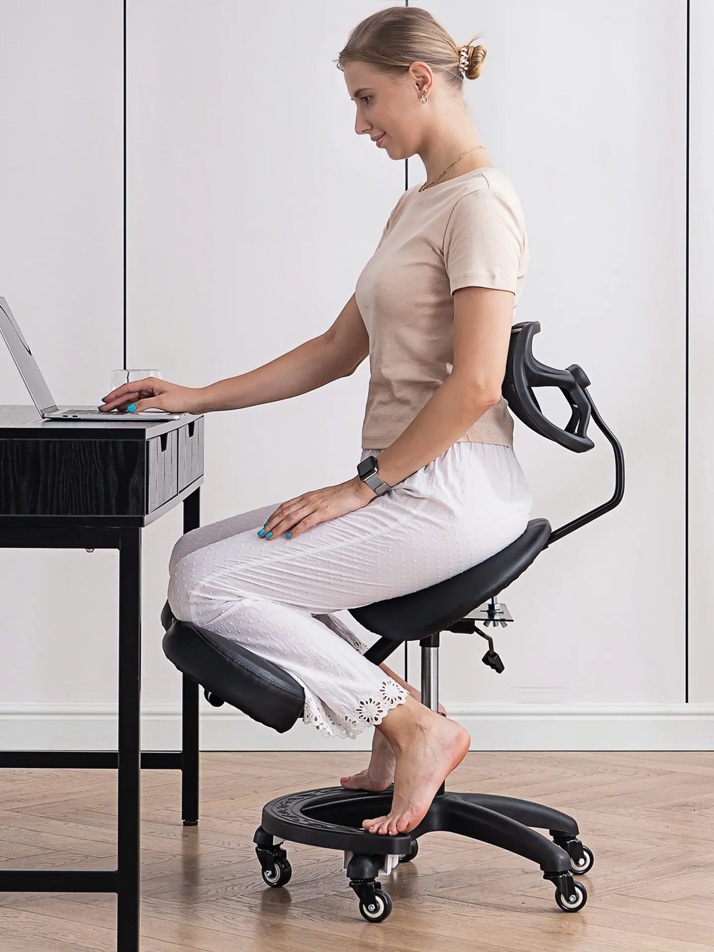 Ergonomic Chair Computer Sedentary Office Backrest Sitting Position Correction Kneeling Chair Adjustable