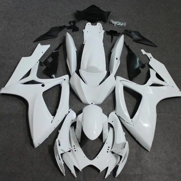 Unpainted  ABS  Plastic Injection Raw Blank Fairing Wholesale  for SUZUKI  GSXR750 K6 2006 2007 Motorcycle Fairing Kit