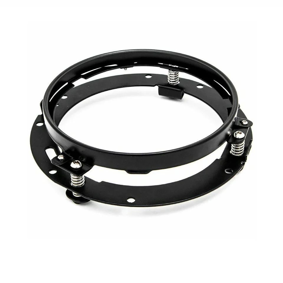 1Pcs 7inch LED Headlight Mounting Bracket Round Ring for Jeep CJ-7 Wrangler JK TJ Harley Land Rover Defender Hummer H1&H2