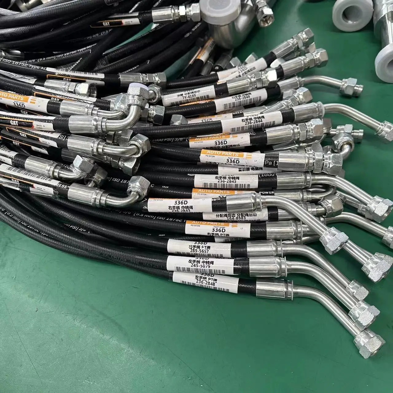 Hydraulic Hoses Kit Hydraulic Pipeline Kit for All Brands for Whole Excavators Full Excavator Auxiliary  Line