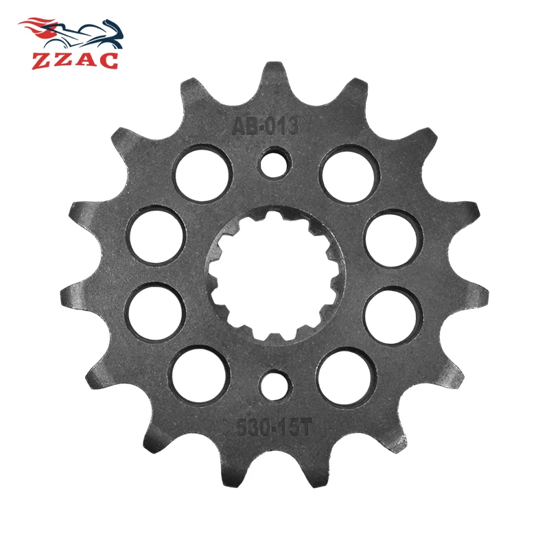 

530 Chain 15T 16T 17T 20CrMnTi Motorcycle Front Sprocket For Kawasaki ZZR500 ZZ-R600 ZZR600 ZX600 ZXR750 VN800 ZX-9R ZX900 Ninja