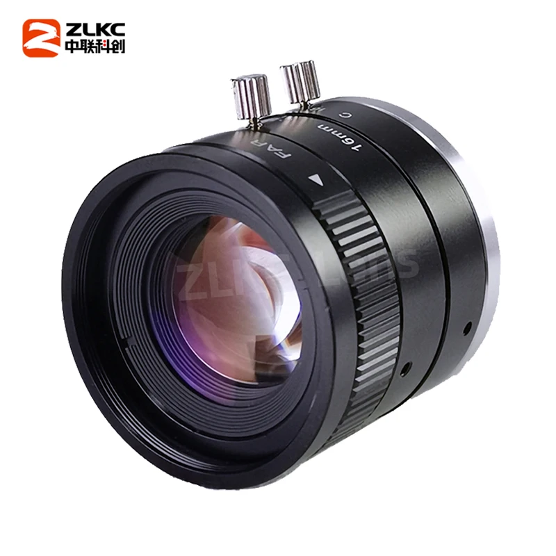 16 مللي متر البعد البؤري الثابت كاميرا FA 3 ميجابيكسل 2/3 ''C جبل فتحة F1.4 دليل آلة القزحية كاميرا الرؤية لعدسات CCTV 3MP #5