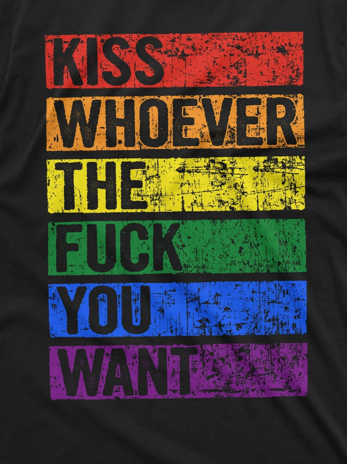 LGBTQ مثلي الجنس مثليه فخر شهر الجرافيك تي شيرت امرأة رجل الذي تريد تي شيرت فخر العلم قميص قطني عالي الجودة الملابس